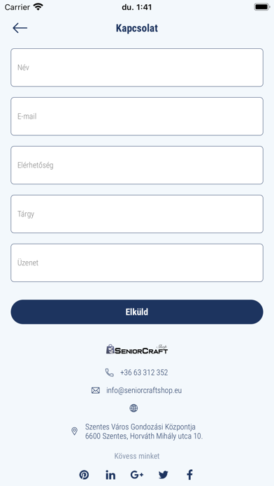SeniorCraftShop Screenshot