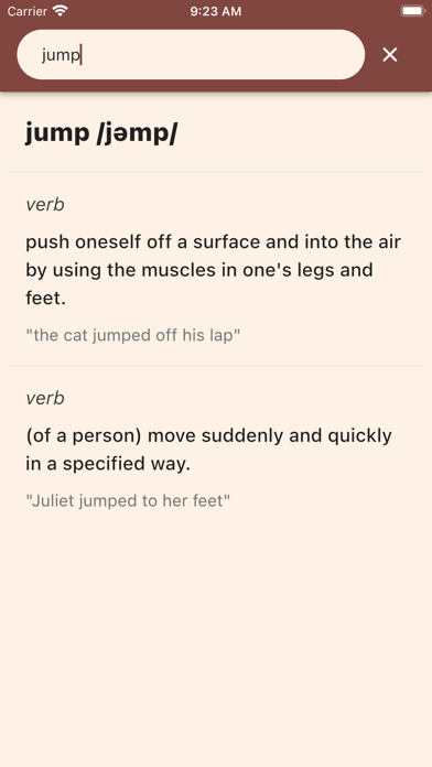 WordSphere: English Dictionary Screenshot