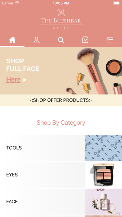 Blushbar Shop Screenshot