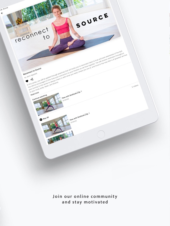 One Yoga iPad screenshot 6 - Health & Fitness app