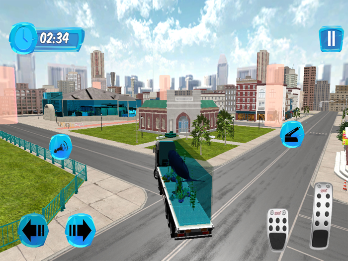 Sea Animals Transport Truck