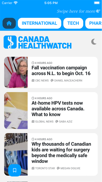 Canada Healthwatch Screenshot