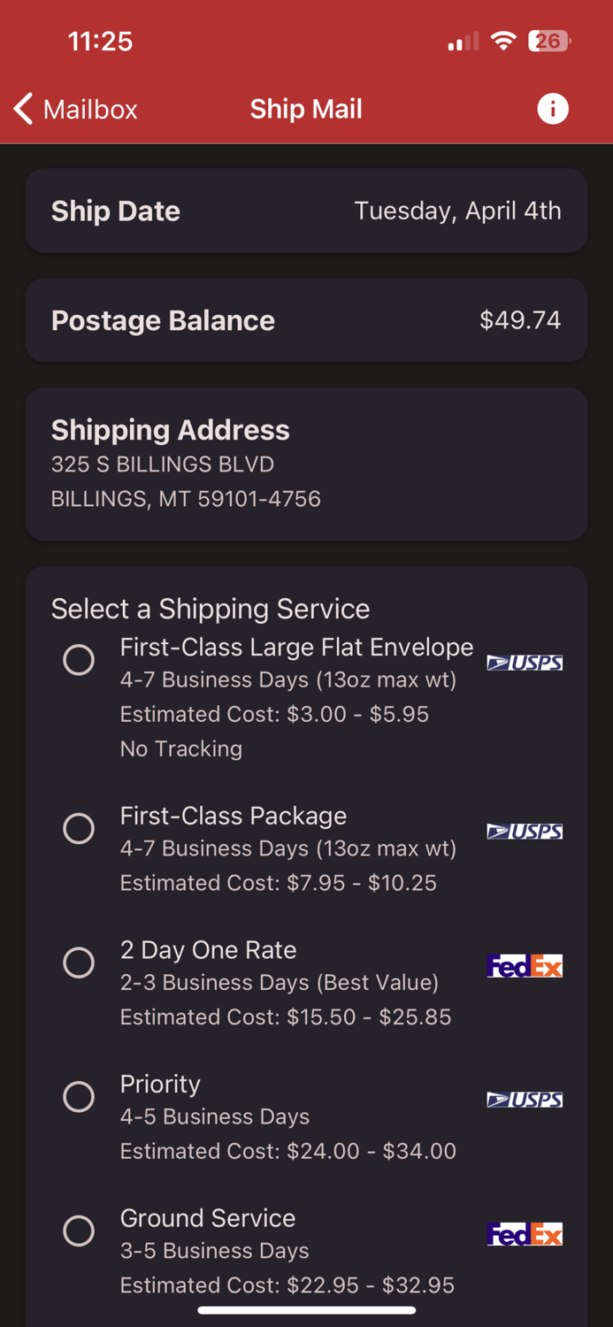 Good Sam Mail Service