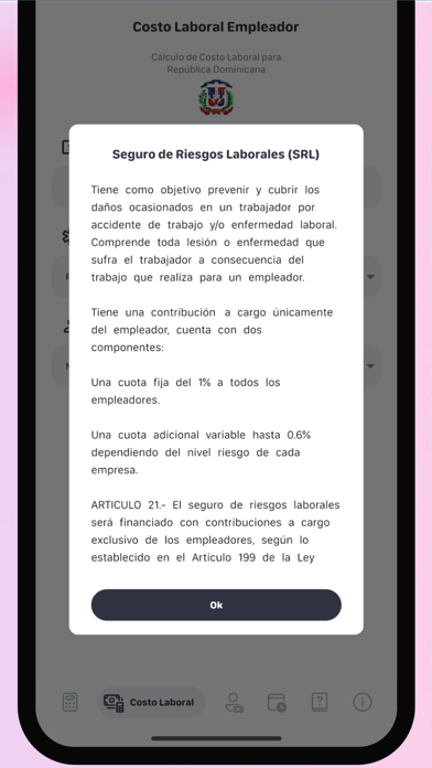 Cálculo Salarial Screenshot