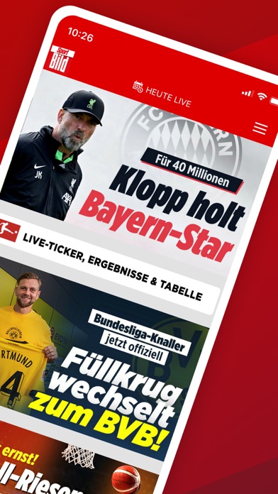 Screenshot #2 pour Sport BILD - Fussball News