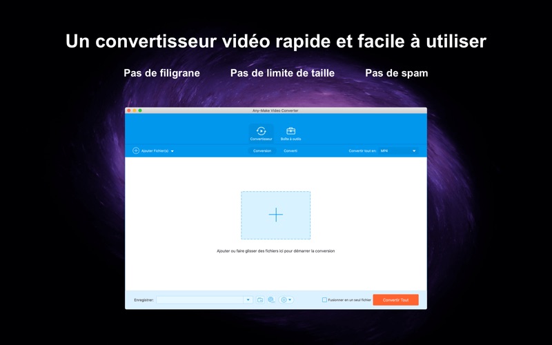 Screenshot #1 pour Any-Make Vidéo Convertisseur