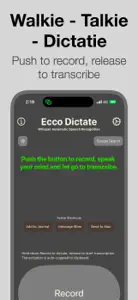 Ecco Dictate screenshot #2 for iPhone