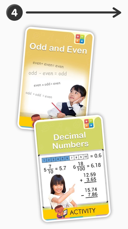 #6. 3rd Grade Math Learning Games (iOS) 由: Smart Kidz Club Inc.
