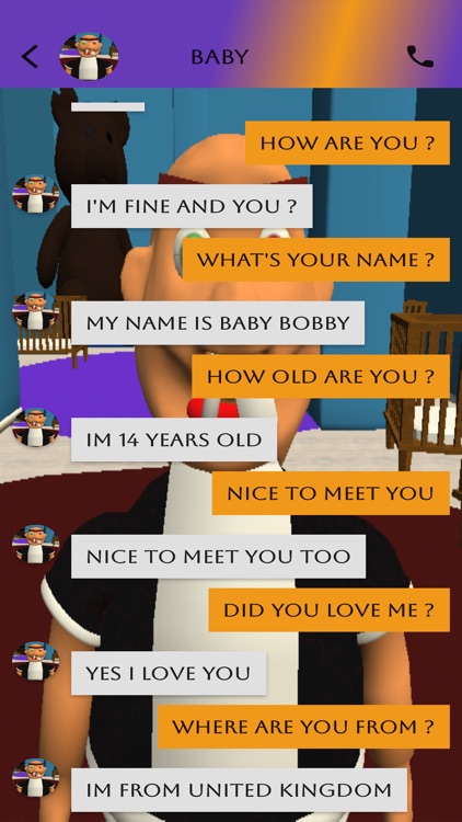 scary baby bobby's fake call screenshot-4