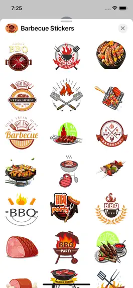 Game screenshot Barbecue Emojis apk