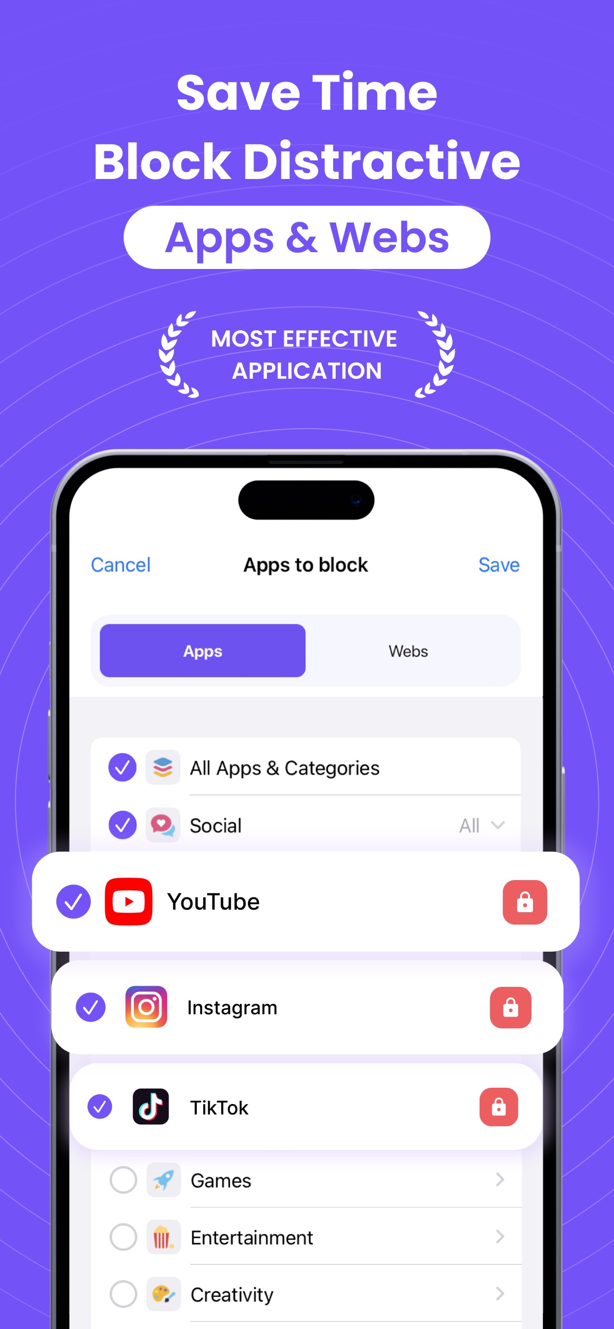 스크린타임 - 핸드폰 사용시간 제한하다, 앱 제한 스크린샷 1