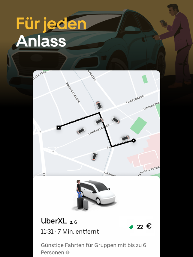 ‎Uber - Fahrt bestellen Screenshot