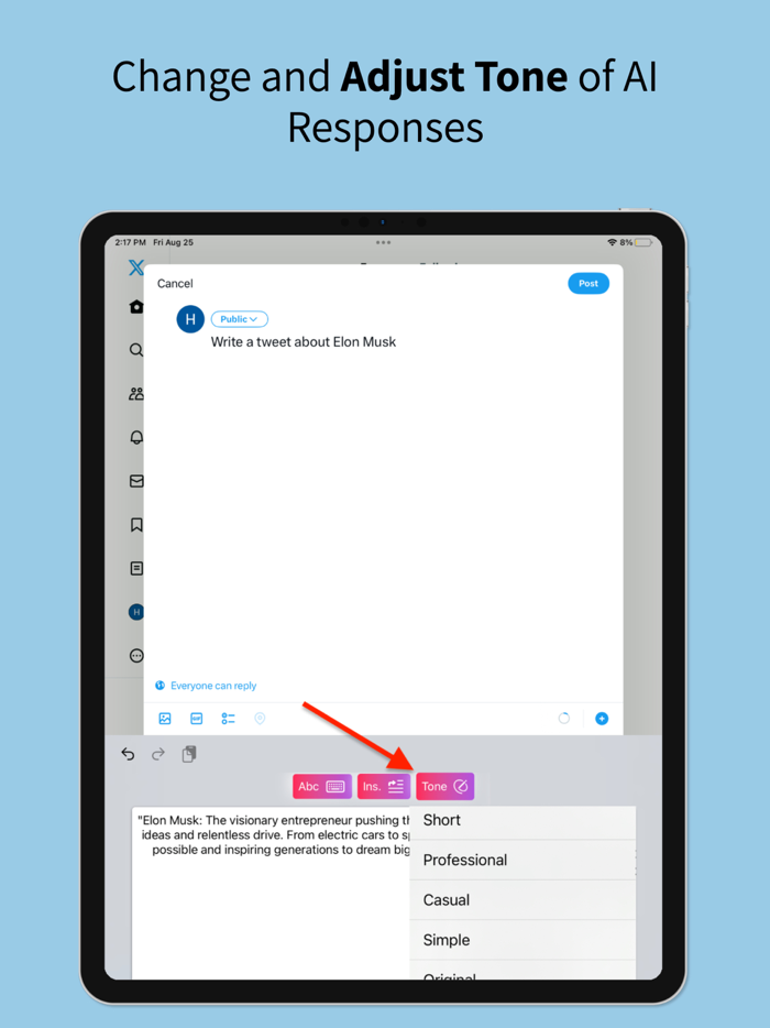 Minimalist AI Keyboard