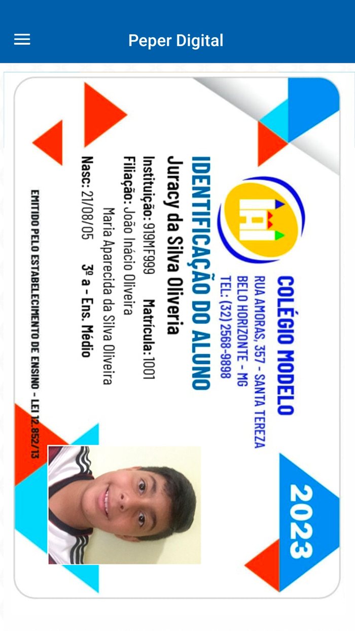 Aplicativo Peper Digital