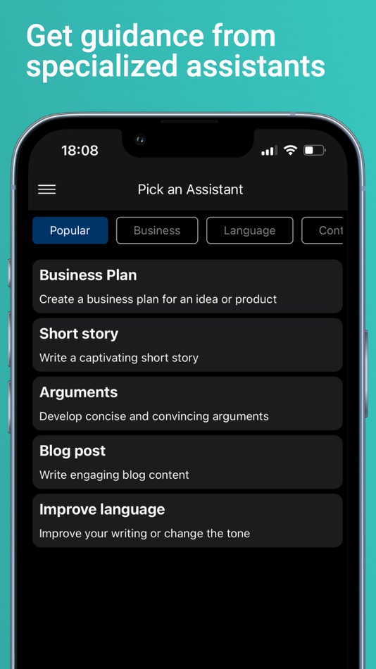 #6. AI Chat GO - Text & Images (iOS) Podle: Red Coast Labs LLC