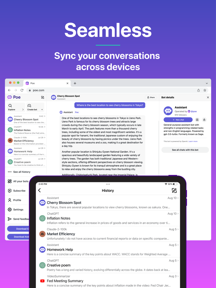 Poe – Fast AI Chat
