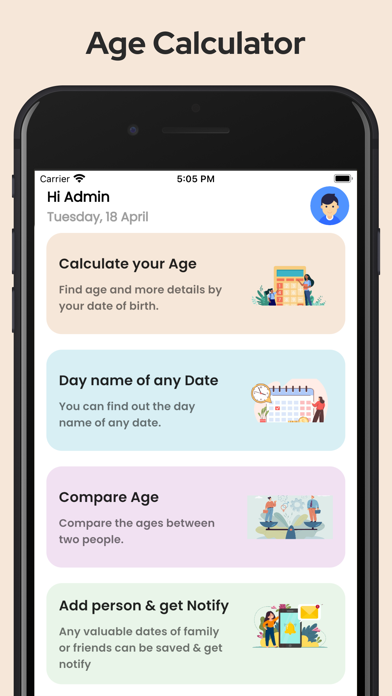 Age Calculator - compare Screenshot