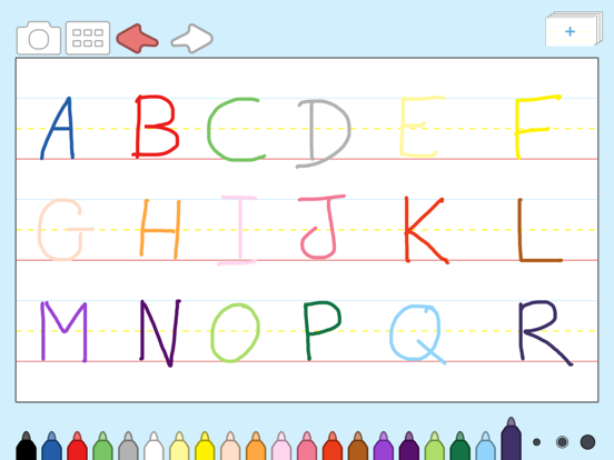 Writing pad for Kid & Toddler iPad screenshot 2 - Education app