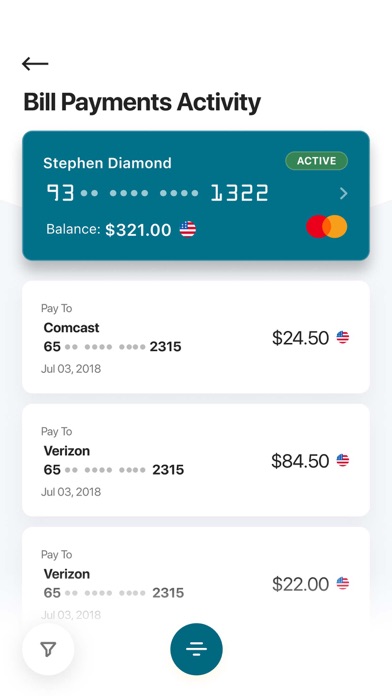 Shore United Bank Credit Card Screenshot
