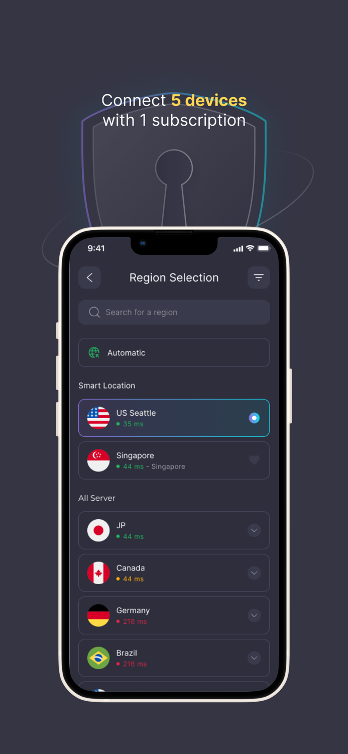 VPN for iPhone No Ads - DomVPN