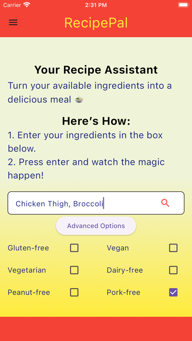 RecipePal Pro Screenshot