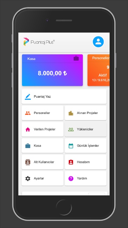 PuantajPlus Türkçe