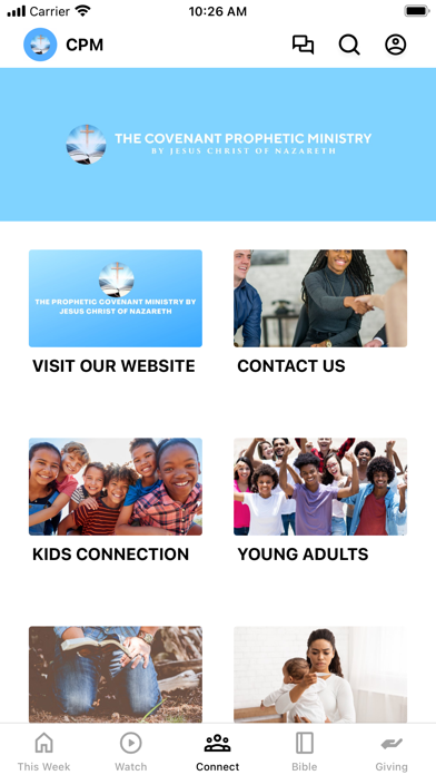 Covenant Prophetic Ministry Screenshot