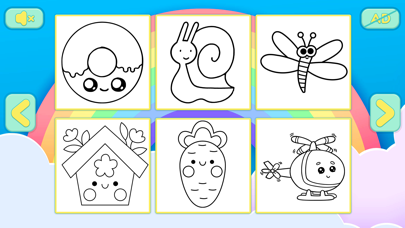 Coloring book Kids Art game Screenshot
