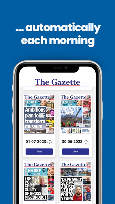 The Teesside Gazette Newspaper Screenshot