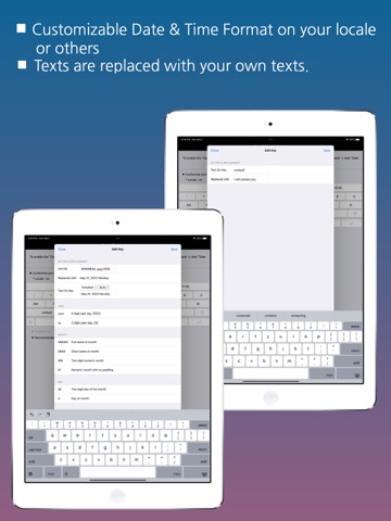 Date & Time Keyboardのおすすめ画像3