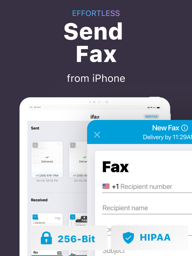 ‎iFax App Send Fax From iPhone Screenshot
