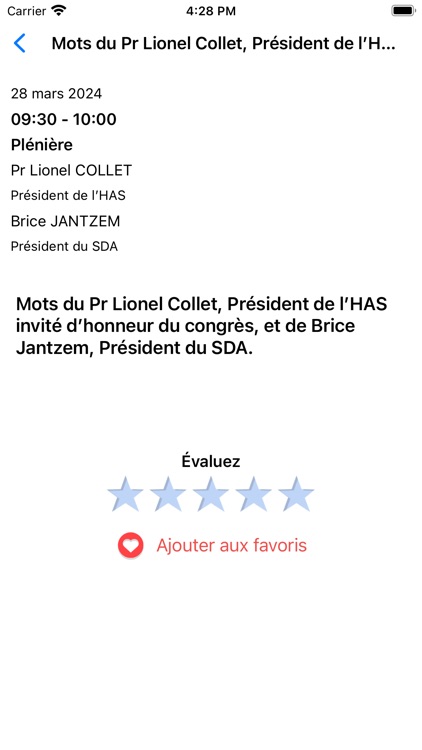 CongrèsDesAudioprothésistes screenshot-3