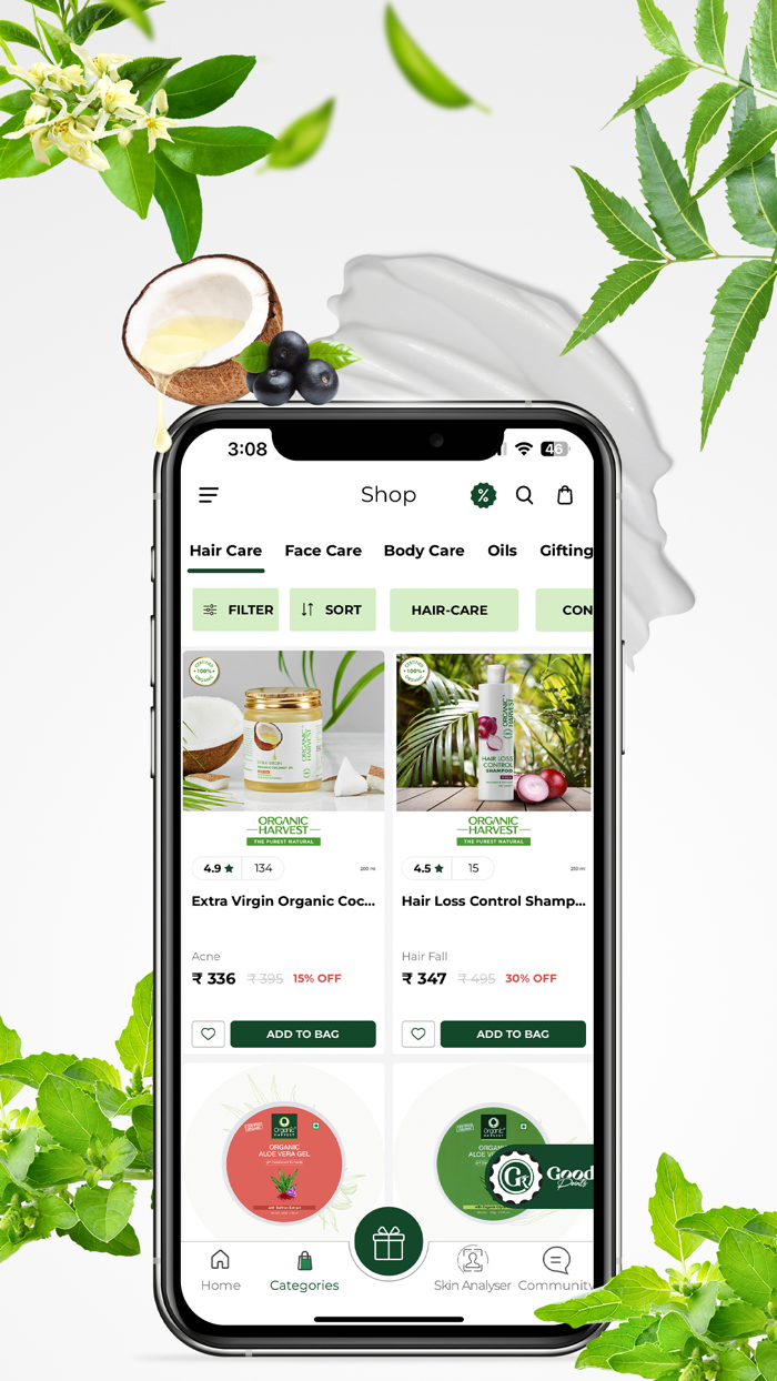 Organic Harvest- Beauty Shop