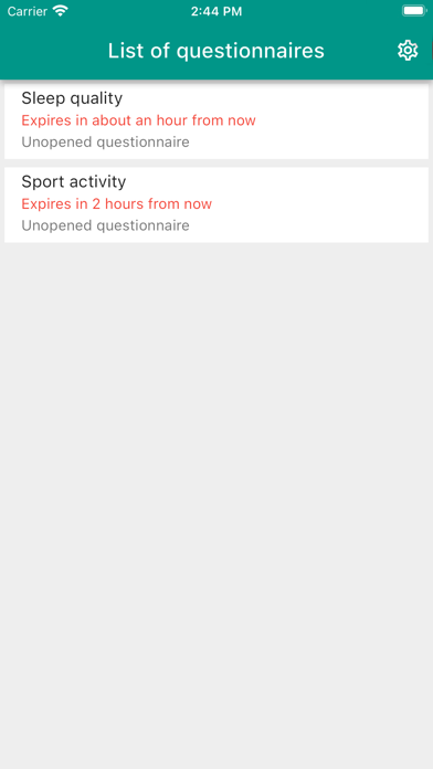 Health React Screenshot