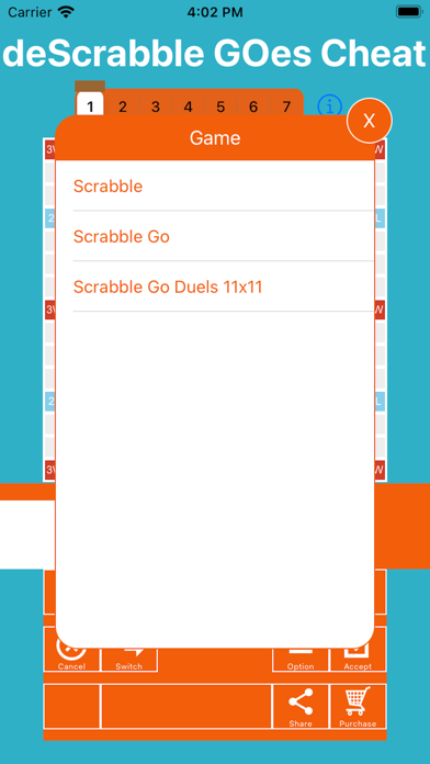 Descrabble Goes Cheat & Solver Screenshot