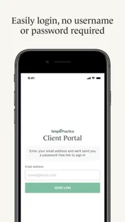 simplepractice client portal iphone screenshot 3