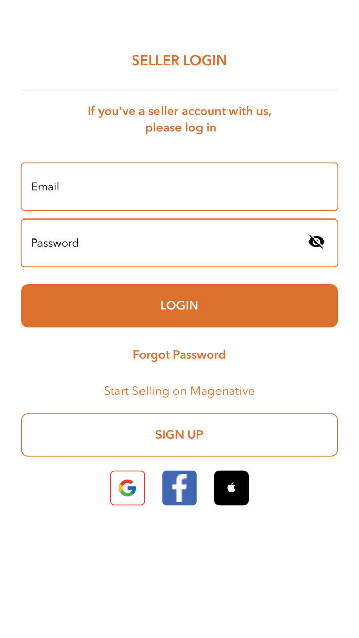 B2B Marketplace Vendor App