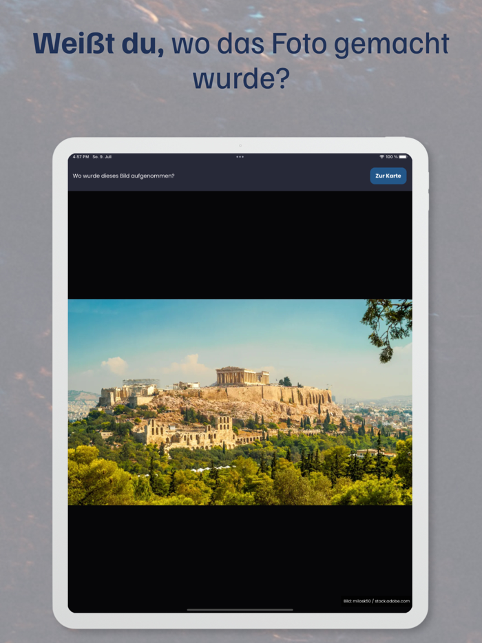 Geographie Quiz mit Bilder