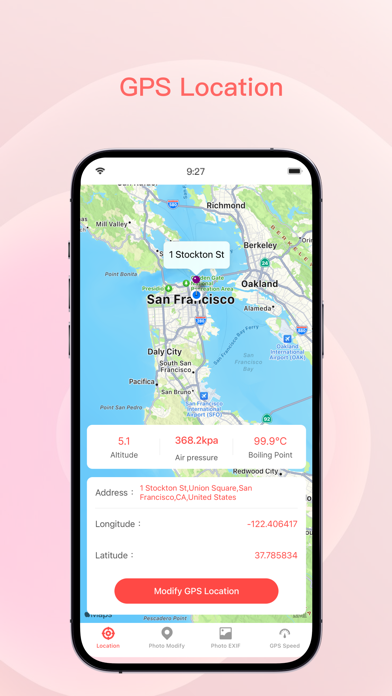 Location changer-exif modify Screenshot