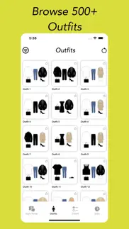 capsule wardrobe builder iphone screenshot 2