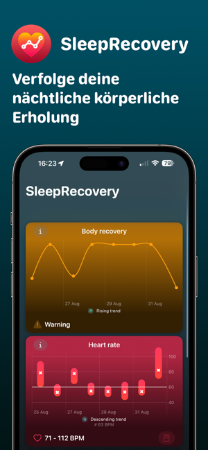‎SleepRecovery Screenshot
