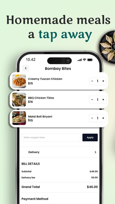 Greebly:Homemade Food Delivery Screenshot