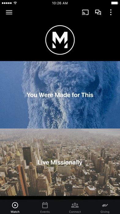 Mercy Church App Screenshot