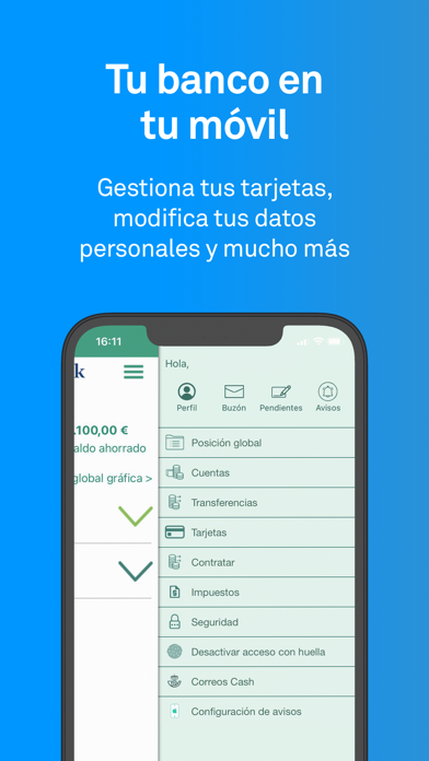 Triodos Bank. Banca Móvil Screenshot