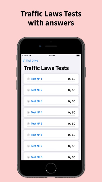 Thailand Driver License Tests screenshot-3