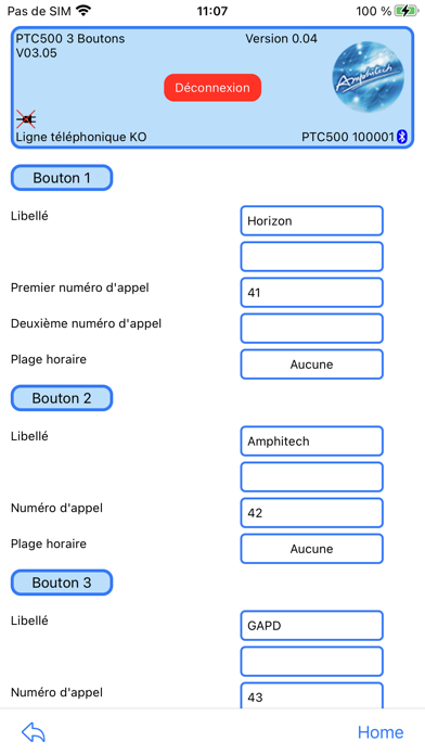 Screenshot #1 pour BlueProgPTC500