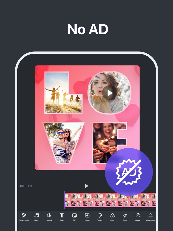 PhotoGrid Video Collage Maker