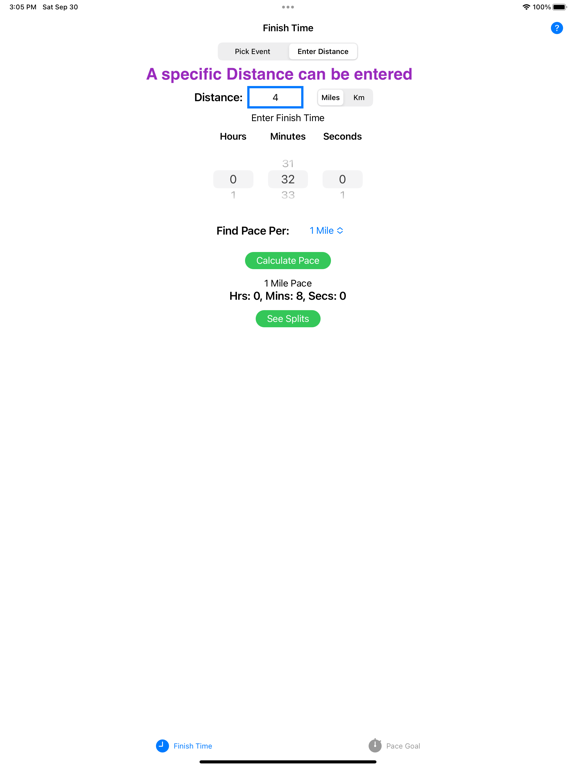 Screenshot #5 for Race Pace PR