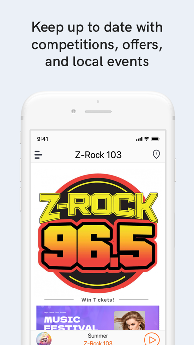 Z ROCK 96.5 Screenshot