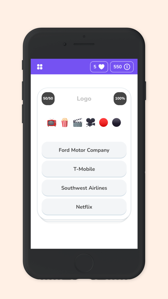 #6. Emoji Quiz: Guess the Logo (iOS) By: Maksym Nikitenko
